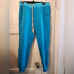 Figs women petite Medium pants- Teal